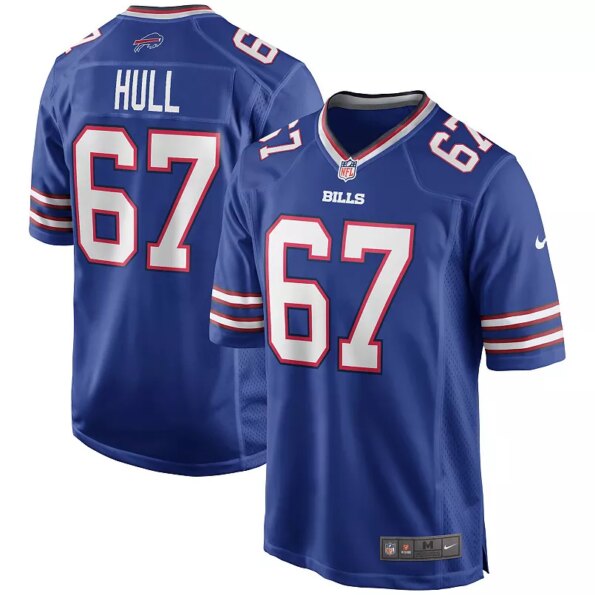 Mens-Nike-Kent-Hull-Royal-Buffalo-Bills-Game-Retired-Player-Jersey