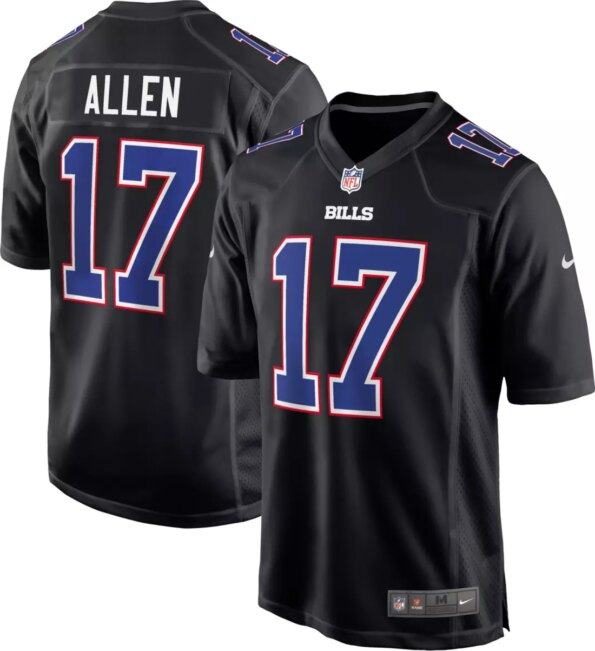 Nike-Mens-Buffalo-Bills-Josh-Allen-17-Black-Game-Jersey