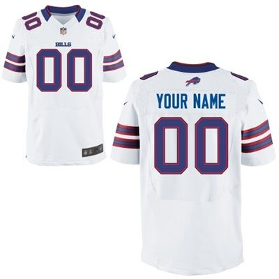 Nike NFL Buffalo Bills Customized White Jersey