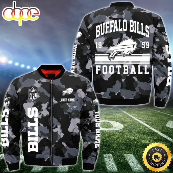 NFL Buffalo Bills Bomber Jacket Custom Your Name –