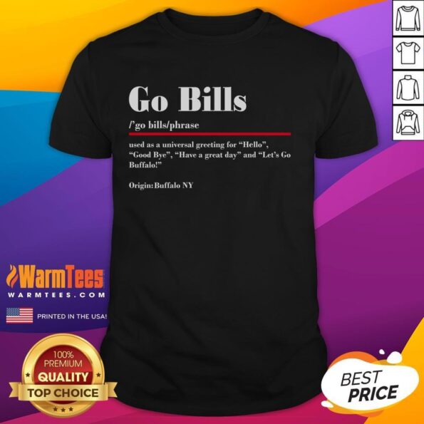 Funny Go Bills Definition Buffalo Football Fan