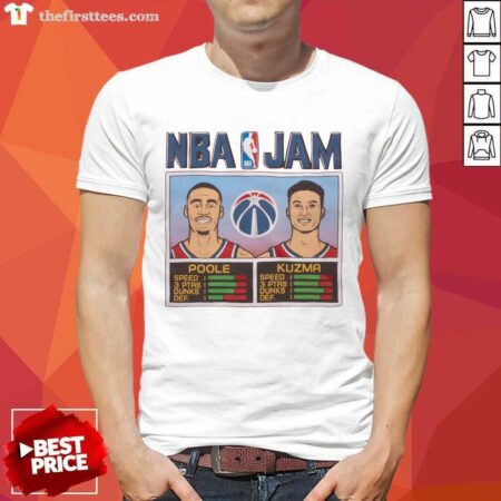 NBA Jam Wizards Poole and Kuzma T-shirt