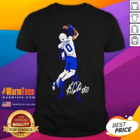 Official Keon Coleman One-Handed Catch Buffalo Bills NFL 2024 Signature T-Shirt
