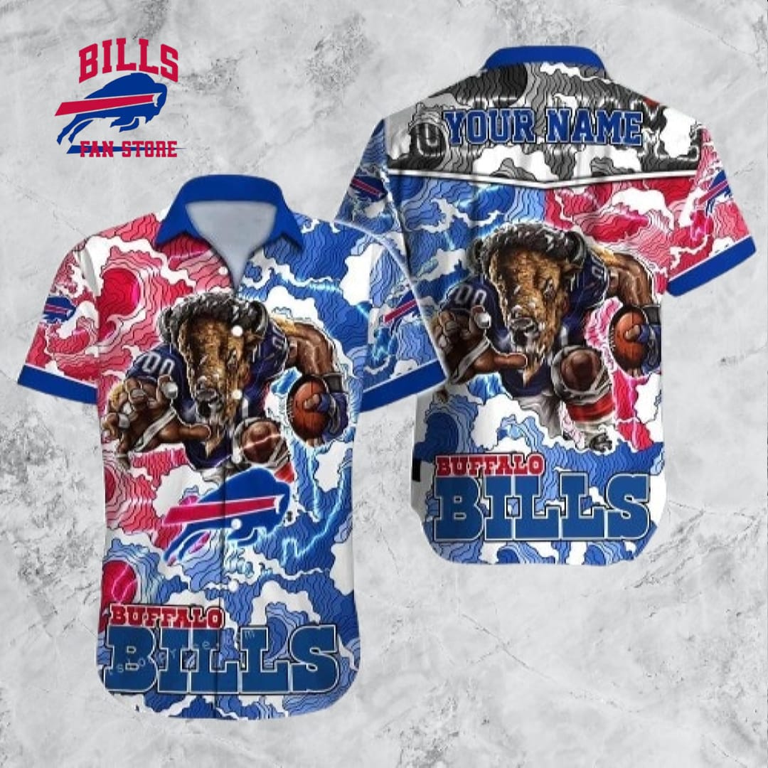 Buffalo Bills Hawaiian Shirt NFL Football 3D Print Personalized Aloha Hawaiian Shirt For Mens Womens