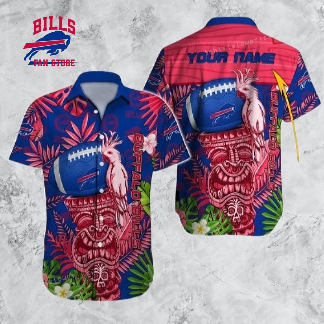 Buffalo Bills Hawaiian Shirt NFL Football 3D Print Personalized Hawaiian Shirt