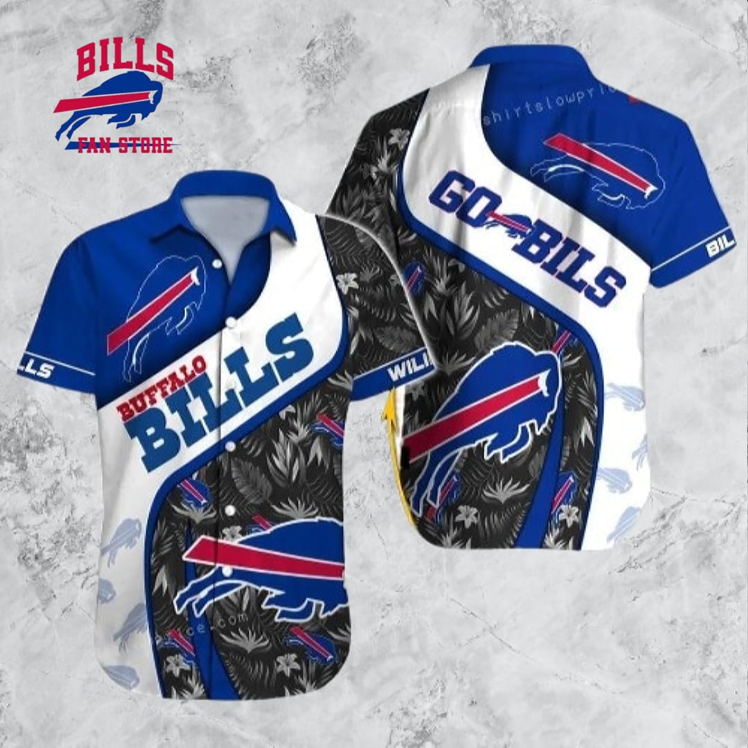 Buffalo Bills Hawaiian Shirt NFL Football Custom Name Cheap Hawaiian Shirt For Mens Womens