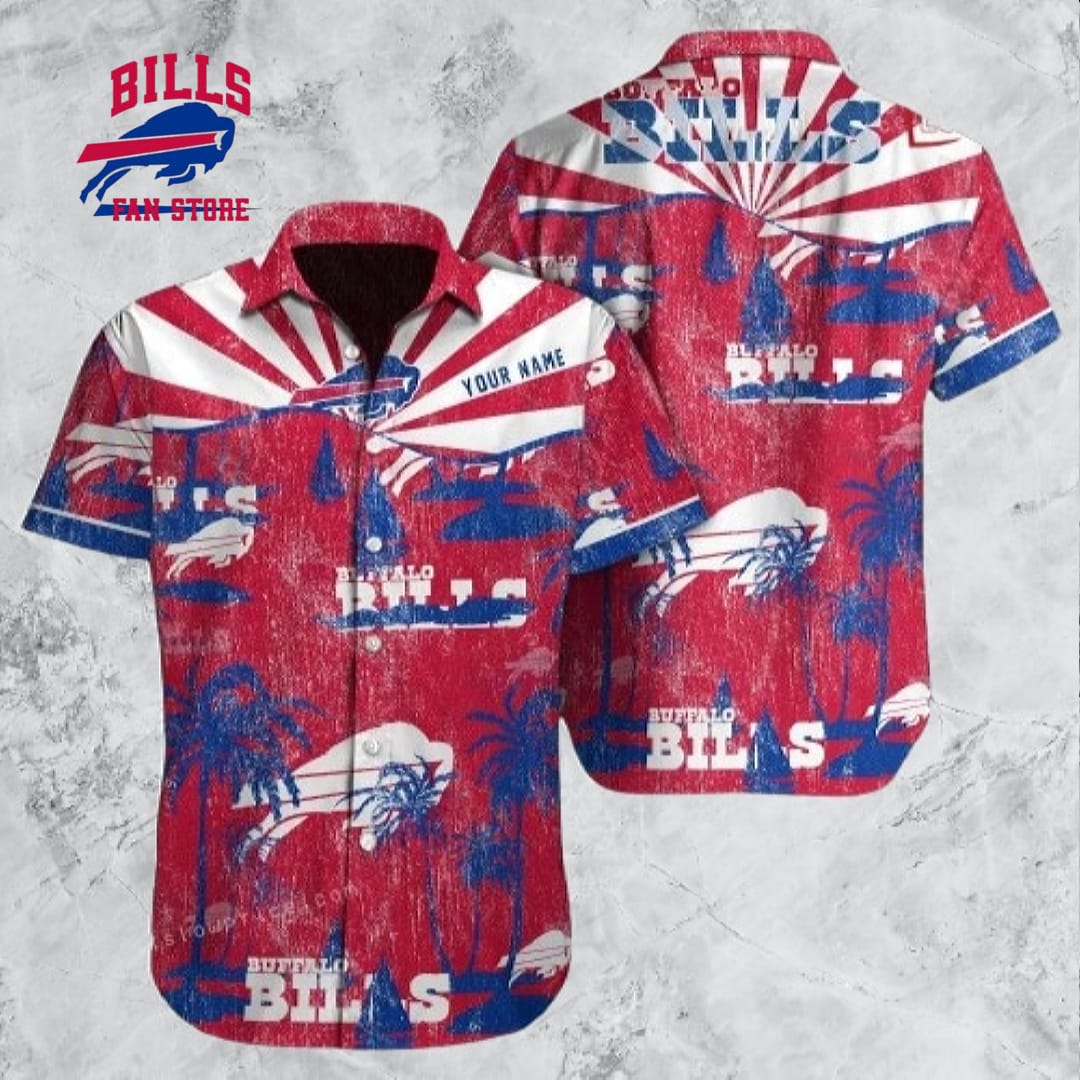 Buffalo Bills Hawaiian Shirt NFL Football Personalized Aloha Hawaiian Shirt