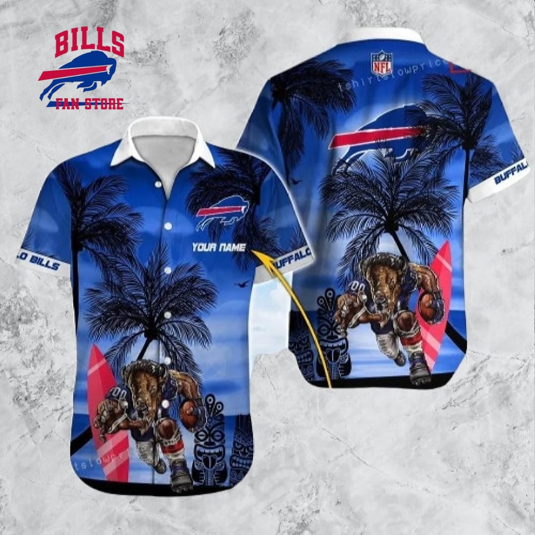 Buffalo Bills Hawaiian Shirt NFL Football Personalized Hawaiian Shirt