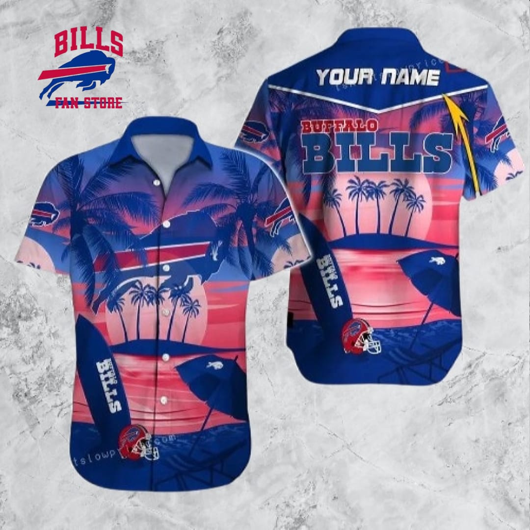 Buffalo Bills Hawaiian Shirt NFL Football Personalized Hawaiian Shirt