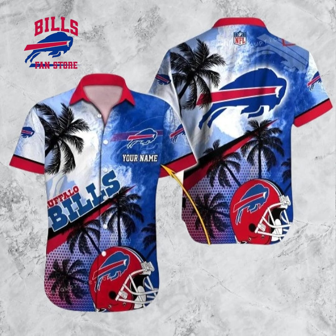 Buffalo Bills Hawaiian Shirt NFL Football Print Personalized Hawaiian Shirt For Men And Women