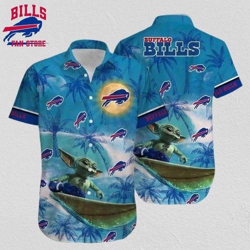 Baby Yoda Star Wars Nfl Buffalo Bills Hawaiian Shirt