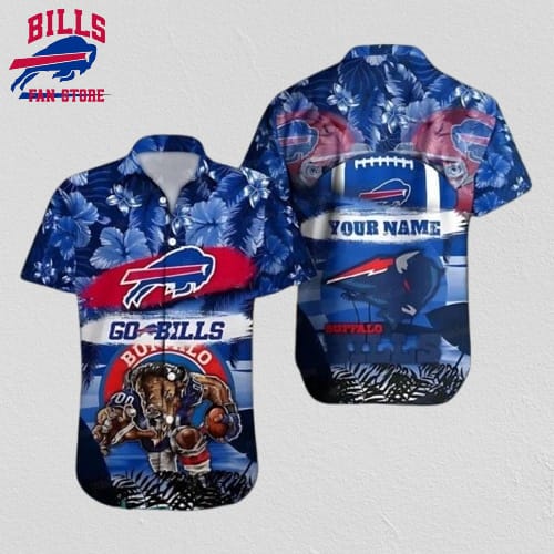 Buffalo Bills Bold Charge Hawaiian Shirt