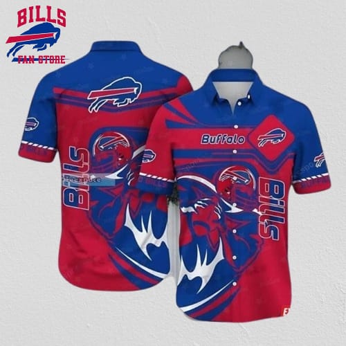 Buffalo Bills Bold Striker Hawaiian Shirt