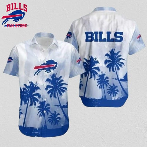 Buffalo Bills Coconut Trees Practical Beach Gift Hawaiian Shirt
