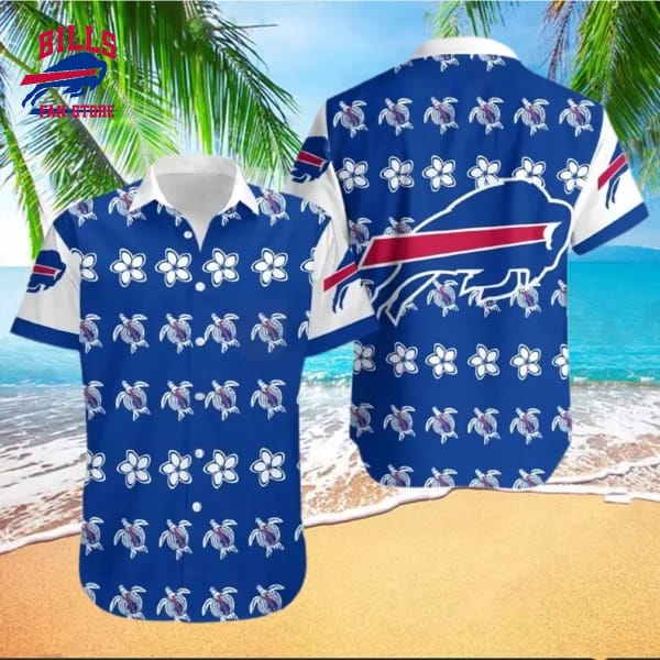 Buffalo Bills Floral Hawaiian Shirt