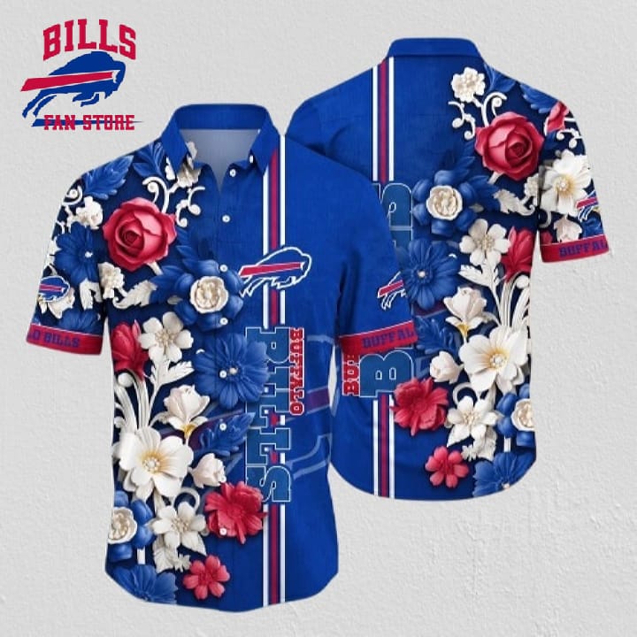 Buffalo Bills Hawaii Shirt Flower Aloha Shirt For Football Fans