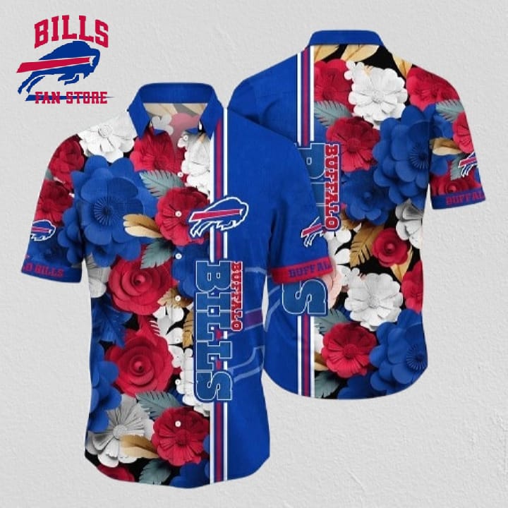 Buffalo Bills Hawaii Shirt Flower Laid Back Hawaiian Charm
