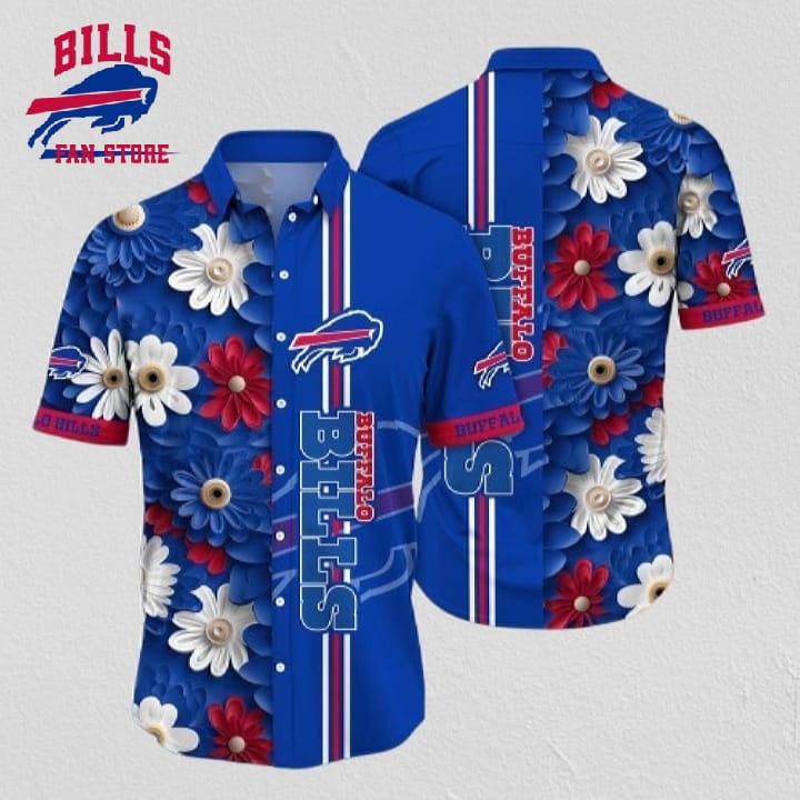 Buffalo Bills Hawaii Shirt Flower Sporty And Stylish