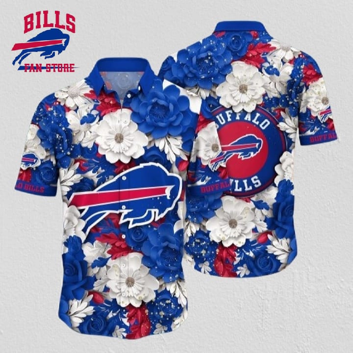 Buffalo Bills Hawaii Shirt Flower Summer Vibes