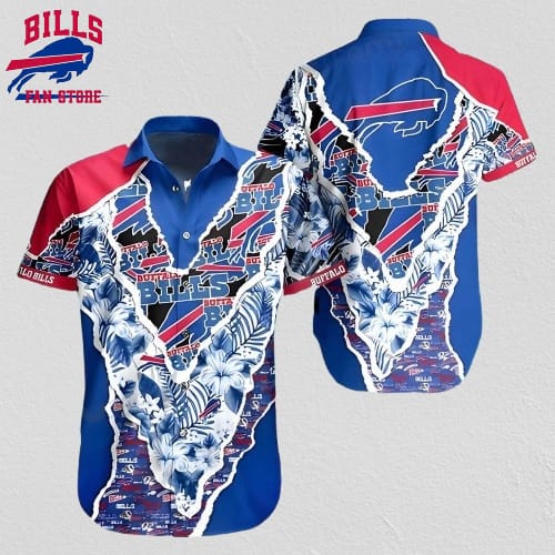 Buffalo Bills Hawaiian Shirt Fathers Day Gift For Beach Lovers
