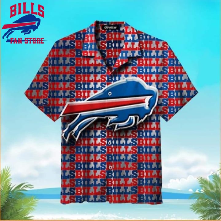 Buffalo Bills Hawaiian Shirt Gift For Sport Fans, NFL Hawaiian Shirt