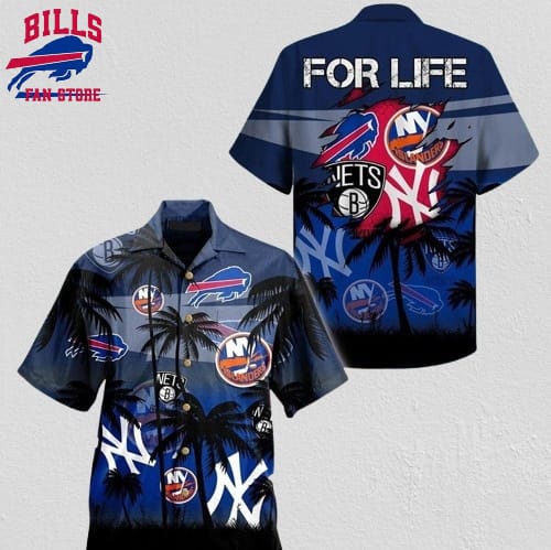 Buffalo Bills Hawaiian Shirt New York Yankees Summer Beach Gift
