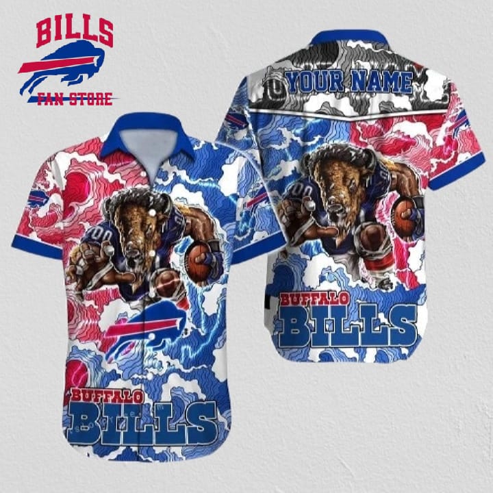 Buffalo Bills Hawaiian Shirt NFL Football 3D Print Personalized Aloha Hawaiian Shirt For Mens Womens