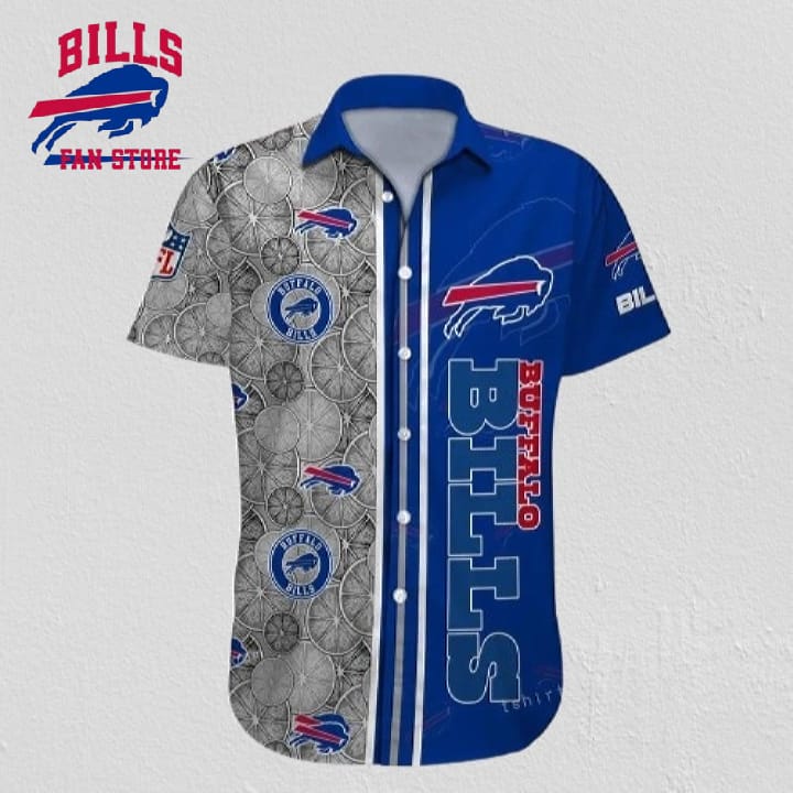 Buffalo Bills Hawaiian Shirt NFL Football Custom Name Cheap Hawaiian Shirt