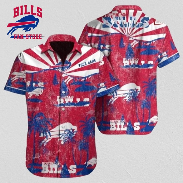 Buffalo Bills Hawaiian Shirt NFL Football Personalized Aloha Hawaiian Shirt
