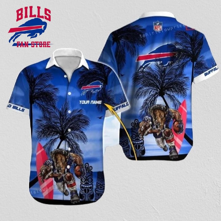 Buffalo Bills Hawaiian Shirt NFL Football Personalized Hawaiian Shirt Man