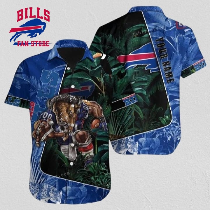 Buffalo Bills Hawaiian Shirt NFL Football Print Personalized Cheap Hawaiian Shirt