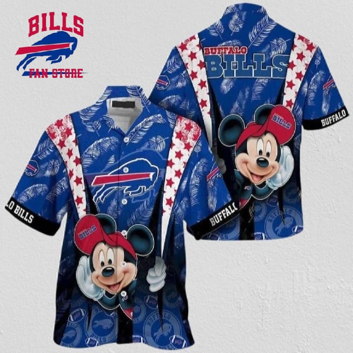 Buffalo Bills Mickey Mouse Nfl Hawaiian Shirt