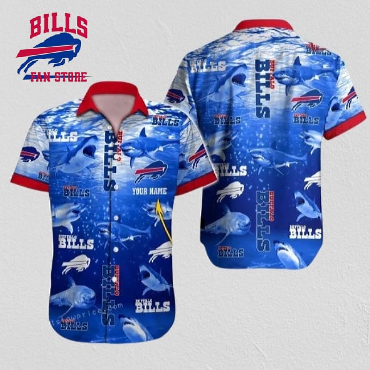 Buffalo Bills NFL Hawaii Shirt NFL Football Custom Name Hawaiian Shirt Man