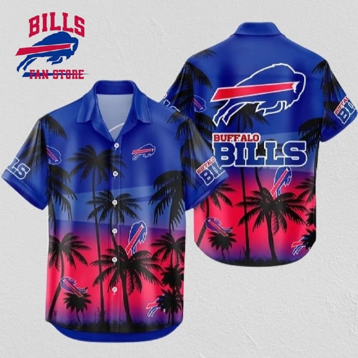 Buffalo Bills Sunset Paradise Vibes Buffalo Bills Aloha Shirt