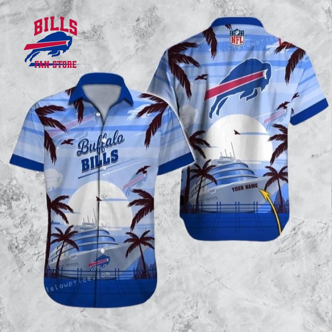 Buffalo Bills Hawaiian Shirt NFL Football Custom Name Hawaiian_Shirt