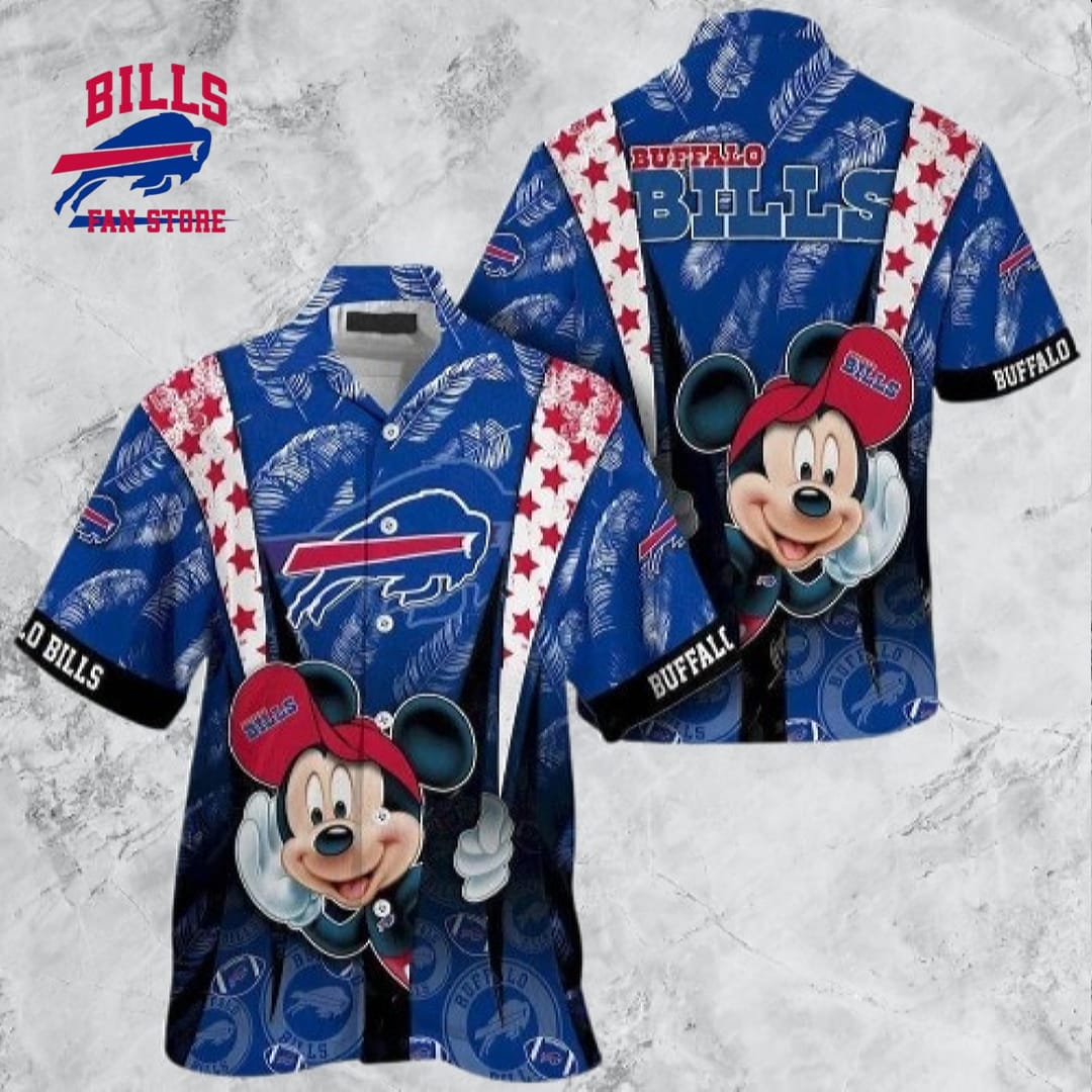 Buffalo Bills Mickey Mouse Nfl Hawaiian Shirt