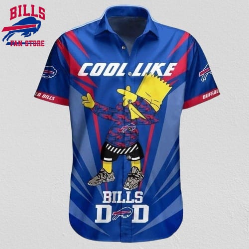 Cool Like Buffalo Bills Hawaiian Shirt Bart Simpson