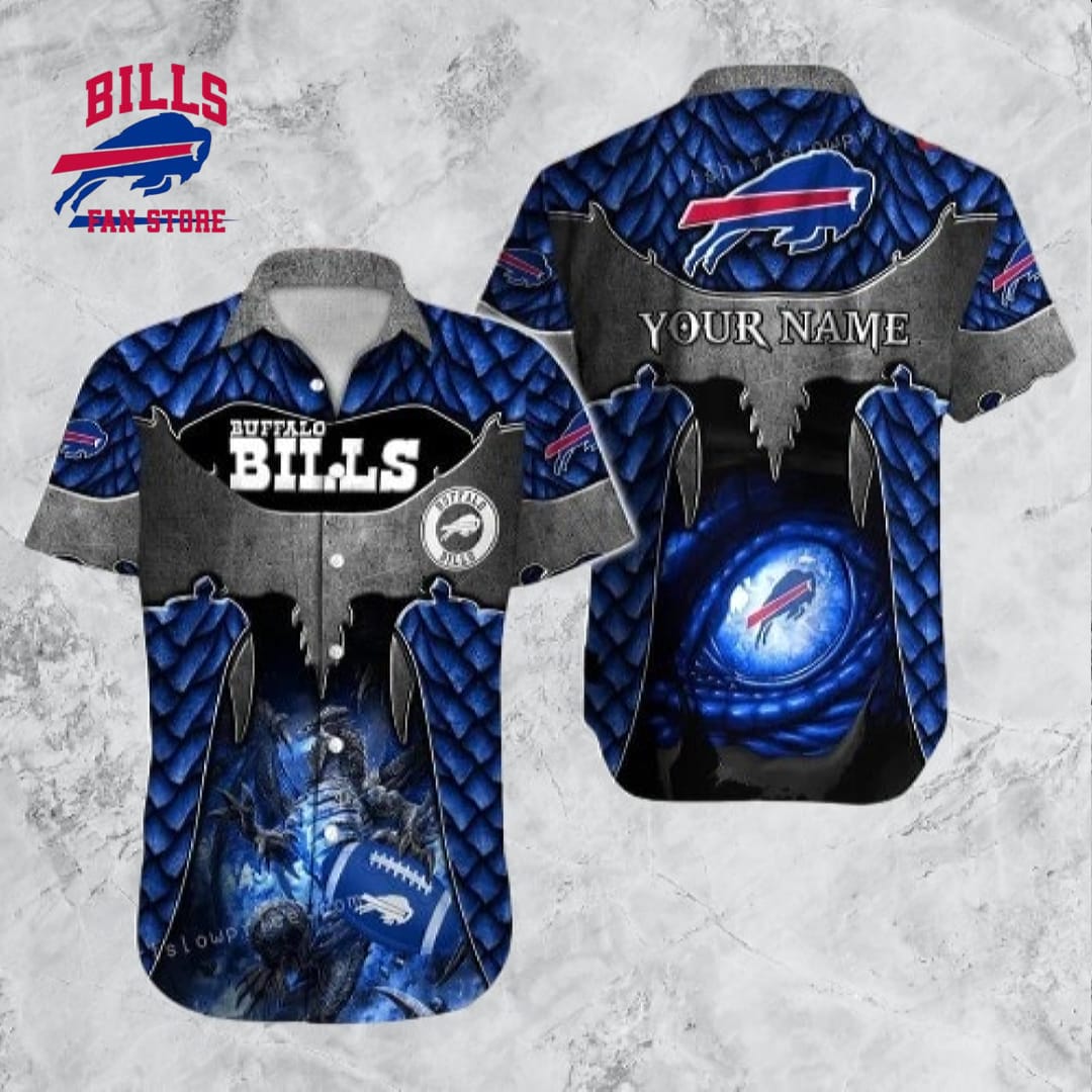 Custom Name Buffalo Bills Hawaiian Shirt NFL Football Hawaiian Shirt Cheap