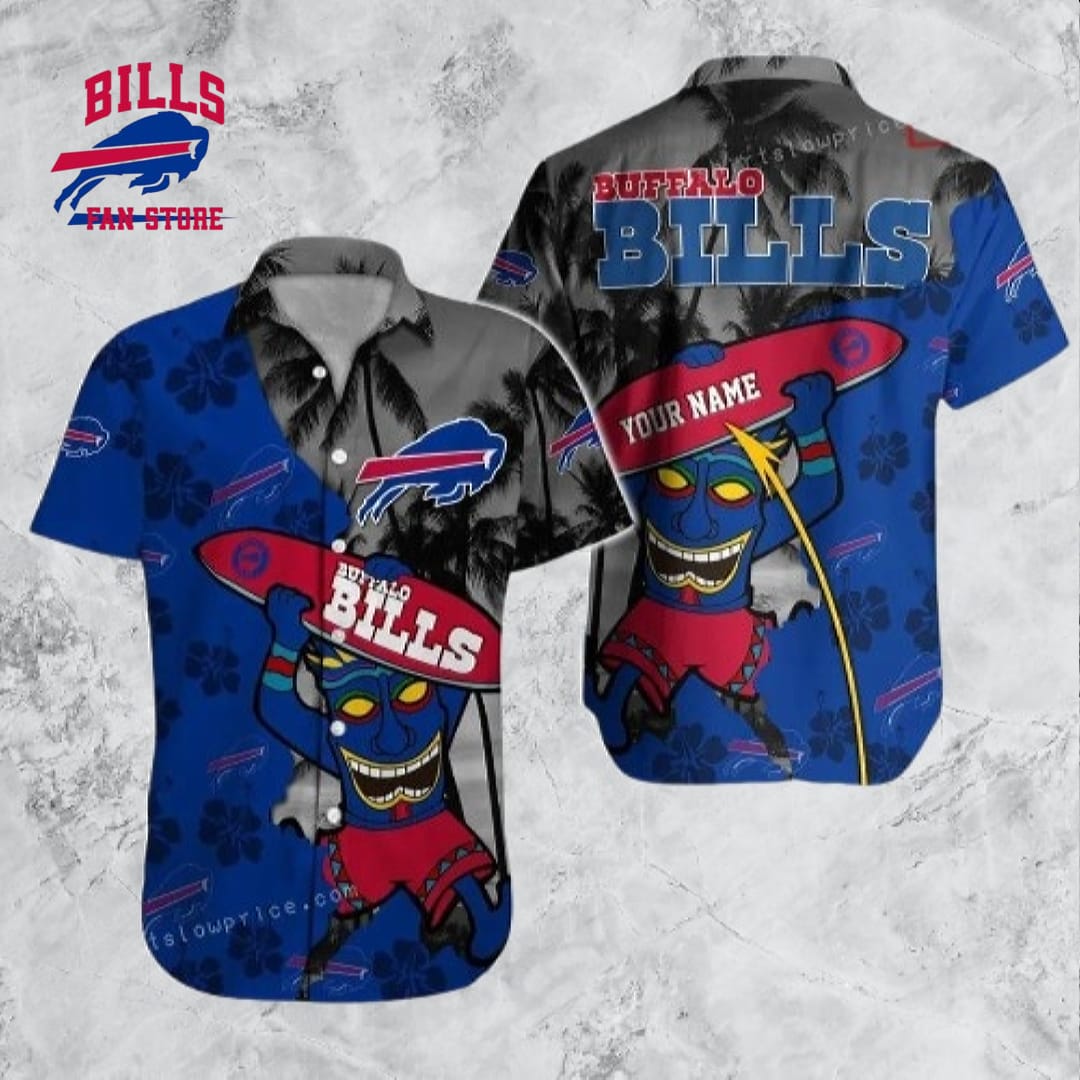 Custom Name Buffalo Bills Hawaiian Shirt NFL Football Hawaiian Shirt Cheap