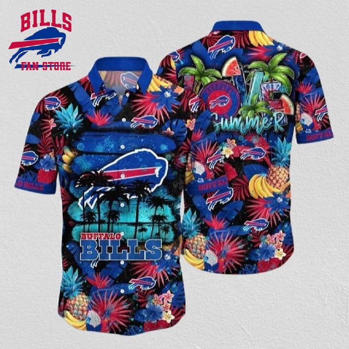 NFL Buffalo Bill Hawaii Shirt Flower Relaxed Island Wear