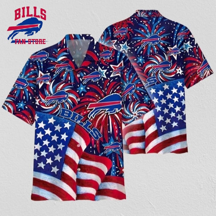 NFL Buffalo Bills America 4t Of July Independence Day 2024 Hawaiian Shirt