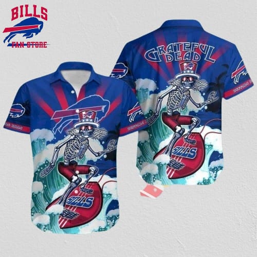 Nfl Buffalo Bills Grateful Dead Hawaiian Shirt Football Gift For Boyfriend
