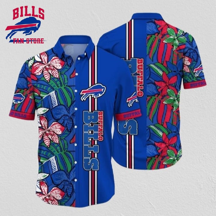 NFL Buffalo Bills Hawaii Shirt Flower Chic Aloha Fashion