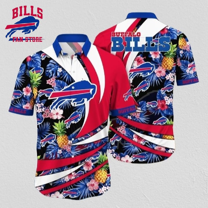 NFL Buffalo Bills Hawaii Shirt Flower Classic Hawaiian Prints