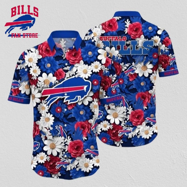 NFL Buffalo Bills Hawaii Shirt Flower Sunny Day Essentials