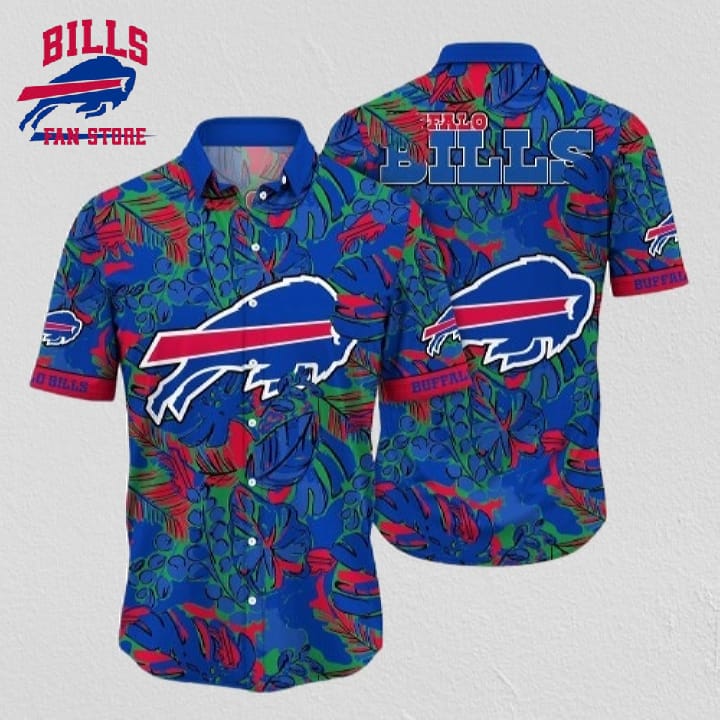 NFL Buffalo Bills Hawaii Shirt Flower Tropical Holiday Attire