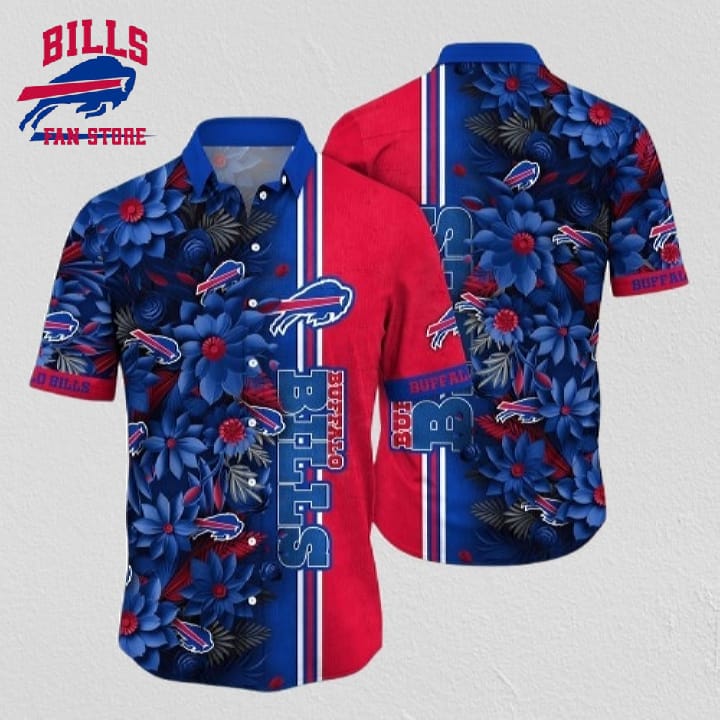 NFL Buffalo Bills Hawaii Shirt Flower Tropical Vibes In Shirts