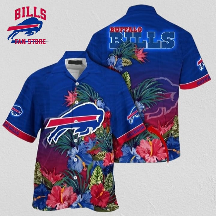 NFL Buffalo Bills Hawaii Shirt Tropical Flower Aloha Shirt