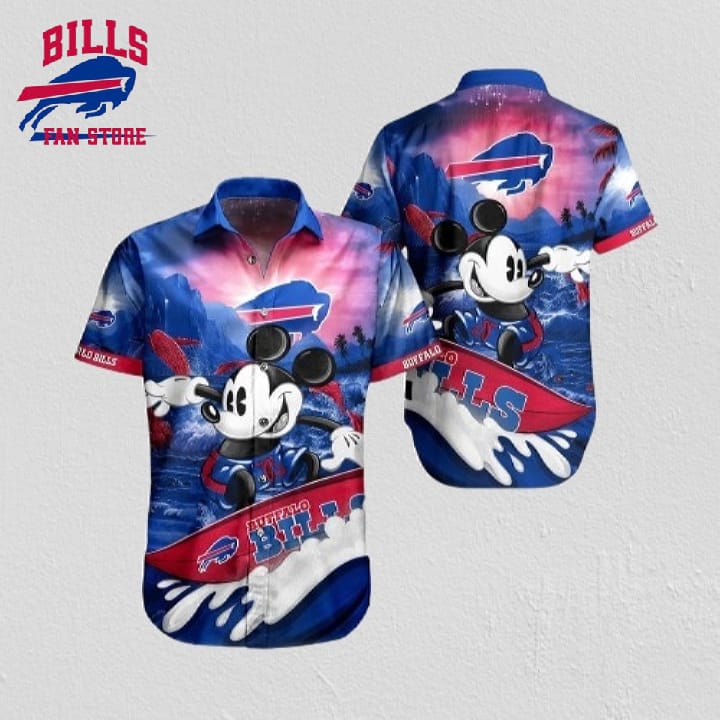 NFL Buffalo Bills Hawaiian Shirt Mickey For Fans