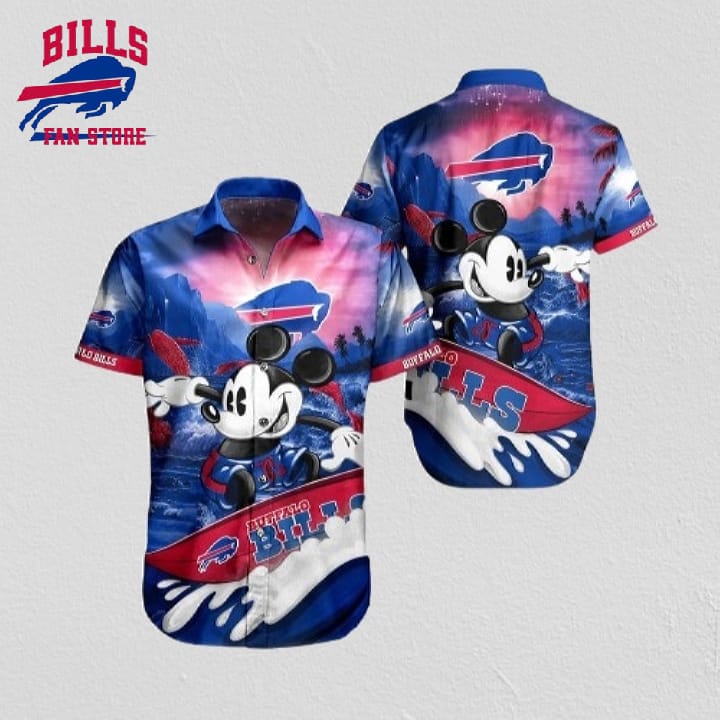 NFL Buffalo Bills Hawaiian Shirt Mickey Theme
